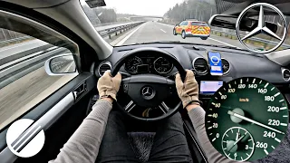 Mercedes-Benz ML 320CDI W164 TOP SPEED DRIVE ON GERMAN AUTOBAHN 🏎