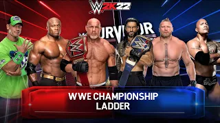 EPIC Heavyweight 6-Man LADDER Championship Title Match | WWE 2K22 | 4K