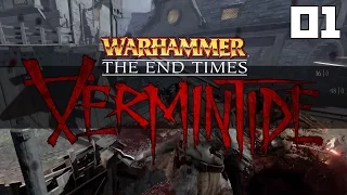 Let's Play Warhammer Vermintide Part 1 - Gameplay Introduction