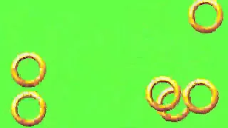 Sonic Ring Green Screen