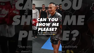 “Okay only 1” 🤣 What goes around definitely doesn’t come around for Saenchai 🫣👏 #shorts