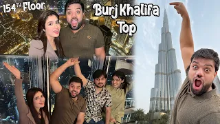 We Went To The Top Of The Burj Khalifa 😱 | VIP Pass Tour & View From The 154th Floor 😍