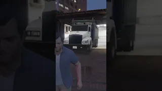 Грузовик в гараже Майкла - GTA 5 #Shorts