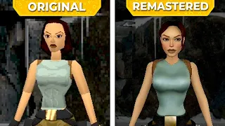 Tomb Raider I–III Remastered | 1996 vs 2024 - Original vs Remastered | Graphics Comparison