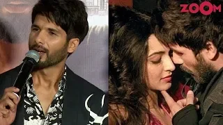 Shahid Kapoor SLAMS a reporter for asking questions about kissing scenes in his film 'Kabir Singh'