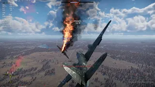 War Thunder: Me 410 spitting fire to a soviet warlus.