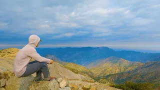 Hiking to Mount Baldy Summit via Baldy Bowl Trail