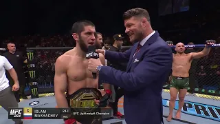 UFC 284: Ислам Махачев - Слова после боя