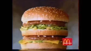 Реклама McDonalds Биг Мак (Запись эфира 2002 года)