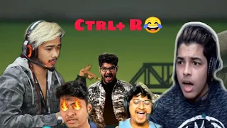 Streamers Reaction On Ctrl + R  || Epic Fun Moments 😂 Getting Over It Rage Alpha , Jonathan ,Scout