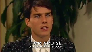 Tom Cruise..Original Top Gun interview with Jimmy Carter..1986