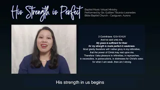 His Strength is Perfect | Baptist Music Virtual | Solo