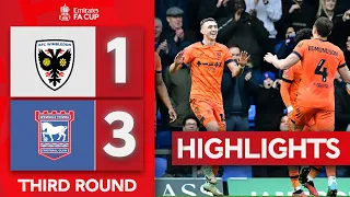 Ipswich Town Cruise Into Fouth Round | AFC Wimbledon 1-3 Ipswich Town | Emirates FA Cup 2023-24