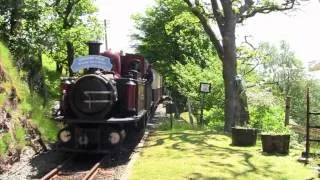 Olympic Flame Ffestiniog Railway Campbell's Platform