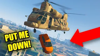 TROLLING PEOPLE WITH THE CARGOBOB! | GTA 5 THUG LIFE #318