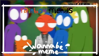 Wannabe meme- Rainbow friends (Flashlight warning) Flipaclip