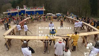 Grimaldi Milites vs Mamanci Bitva Libušín Buhurt League World Championship 2023