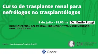 Curso trasplante renal para nefrólogos no trasplantólogo - Clase 6