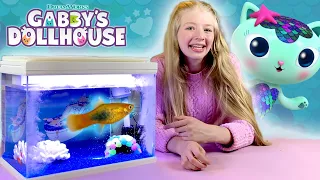 Turn Your Aquarium into MerCat's Cruise Ship! | GABBY'S DOLLHOUSE