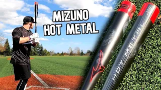 Hitting with the 2021 MIZUNO B21 Hot Metal -3 | BBCOR Baseball Bat Review