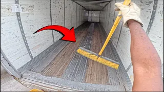 Come Clean Up My Truck Trailer With Me (Very Satisfying)
