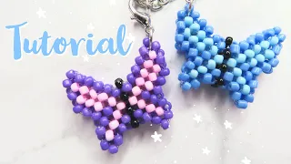 Beaded Butterfly Tutorial | DIY Jewelry Seedbead Idea for Rings, Keychains etc.