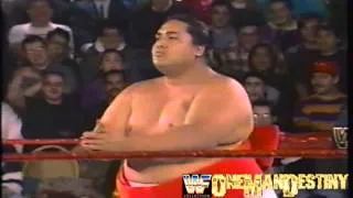 WWF FIRST RAW(1/11/1993)Yokozuna Vs Koko B Ware