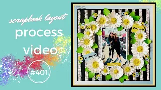 Scrapbook Process Video #401: Shimmerz Paints "Blossoming"