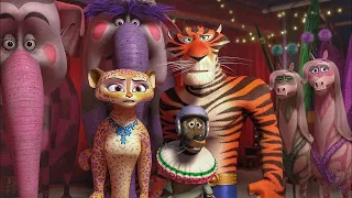 Цирковые узнали что Алекс, Марти, Глория и Мелман не цирковые | Мадагаскар 3 (2012)