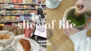 Introvert Diaries | 7am morning routine, home cafe, reading manhwa, watching anime, vlog