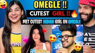 OMEGLE - Met Cutest “INDIAN GIRL” on OMEGLE😍💖 Reaction !!