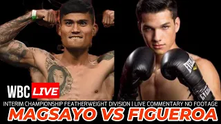 Bakbakan na! Magsayo vs Figueroa WBC interim championship! Featherweight