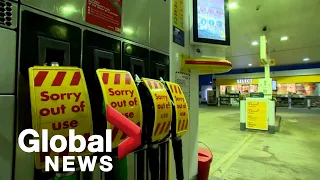 UK minister denies fuel shortage, blames panic buying and shortage of drivers