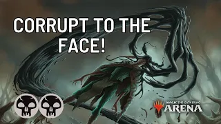 🎯 Corrupt to the Face! | MTG Arena Standard Ranked | Mono Black Midrange