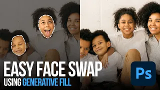 How to Swap Faces in Photoshop Using AI Generative Fill