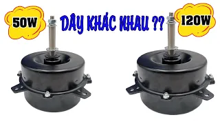 Đấu Dây Mô Tơ Quạt Hơi Nước 50W Khác Với Motor Khác Như Thế Nào ?