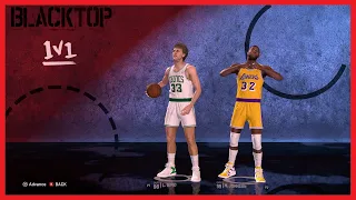 Magic Johnson VS Larry Bird | The OG's BLACKTOP HD | NBA2K21 1V1