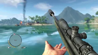 Far Cry 3 Liberate ORPHAN POINT Outpost UNDETECTED Long Distance SNIPER KILL