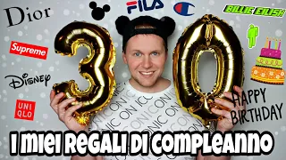 I MIEI REGALI DI COMPLEANNO 2020 || + 30 ANNI !!!