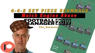 SET PIECE SCUMBAGS I 4-4-2 I FOOTBALL MANAGER 2019 TACTIC (REUPLOAD)