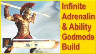 Assassins Creed Odyssey - Infinite Adrenalin God Mode Build - Adrenalin Glitch - Best Warrior Build!