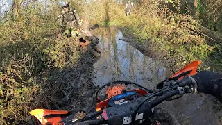 technique montée bourbier le top en enduro ktm exc 250 tpi