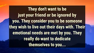 💌They don't want to be just your friend or be ignored by you. They consider you to be someone...