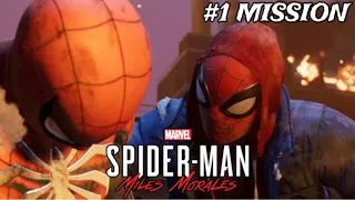 Spider-Man Miles Morales (PS5) - Mission 1: Peter and Miles Defeated a Rhino