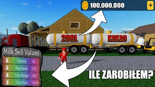 SPRZEDAŁEM 200 LITRÓW KAKAO -Roblox Farming and Friends