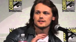 Sam Heughan at the Outlander panel SDCC 2014