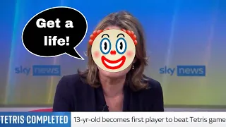 Sky News Anchor Bullies 13 Year Old For Beating Tetris