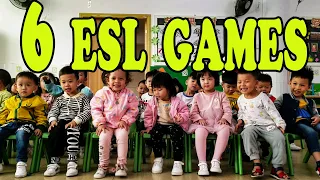 TOP 6 ESL GAMES [KINDERGARTEN]