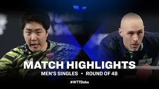 Lim Jonghoon vs Daniel Habesohn | MS | WTT Star Contender Doha 2022 (R64)