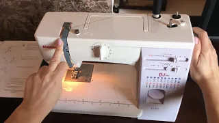 Как заправить верхнюю нить в швейную машинку